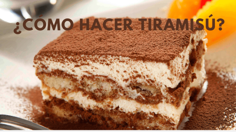 como hacer tiramisú