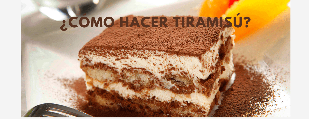 como hacer tiramisú