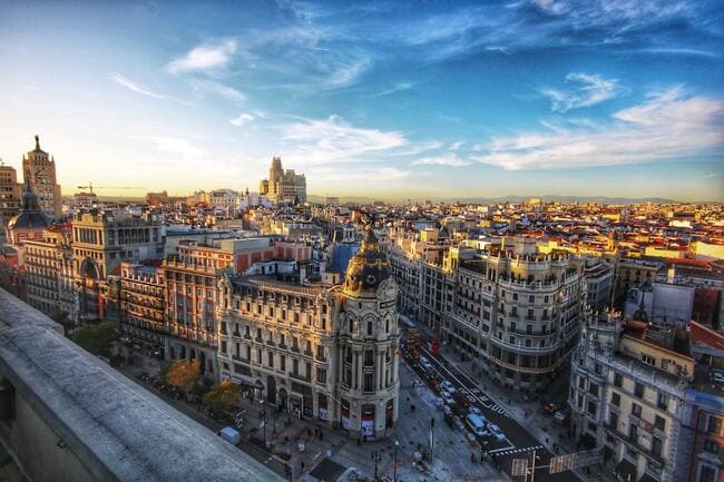 ¿Cuál es la vista de Madrid?