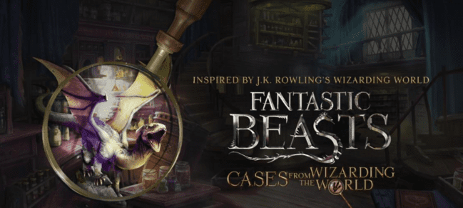 Portada del juego de móvil Animales Fantásticos