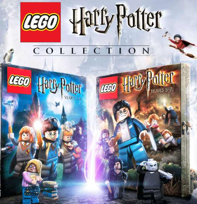 Portada de la fusión de los dos videojuegos de LEGO de Harry Potter