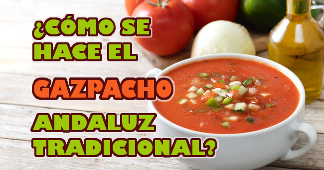 ¿Tienes ganas de refrescarte este verano? Prueba hacer gazpacho andaluz casero para refrescarte y disfrutar del verano de una manera saludable.